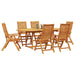 Set de masă pentru grădină 7 pcs Maro Lemn Solid de Acacia - WALTI WALTI