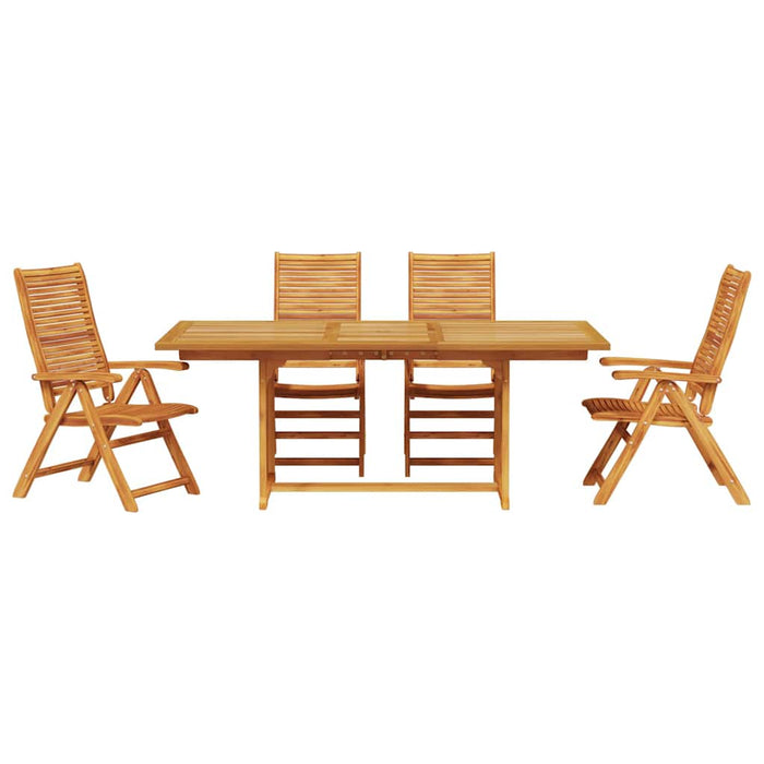 Set de masă pentru grădină 5 buc. Maro Lemn Solid de Acacia WALTI