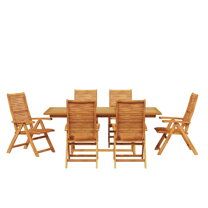 Set de masă pentru grădină 7 pcs Maro Lemn Solid de Acacia - WALTI WALTI