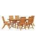 Set de masă pentru grădină 7 pcs Maro Lemn Solid de Acacia - WALTI WALTI