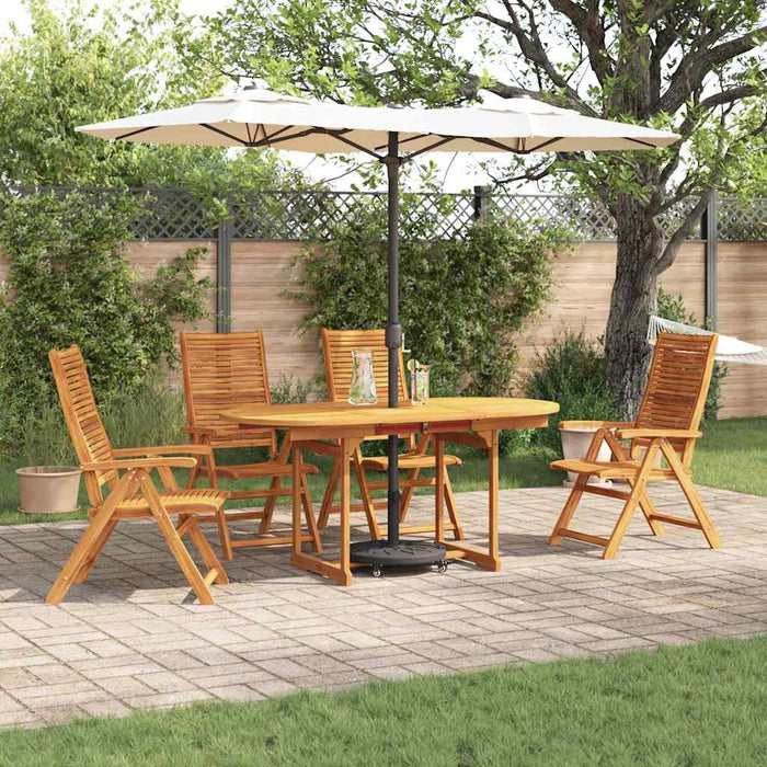 Set de masă pentru grădină 5 pcs Maro Lemn Solid de Acacia - WALTI WALTI