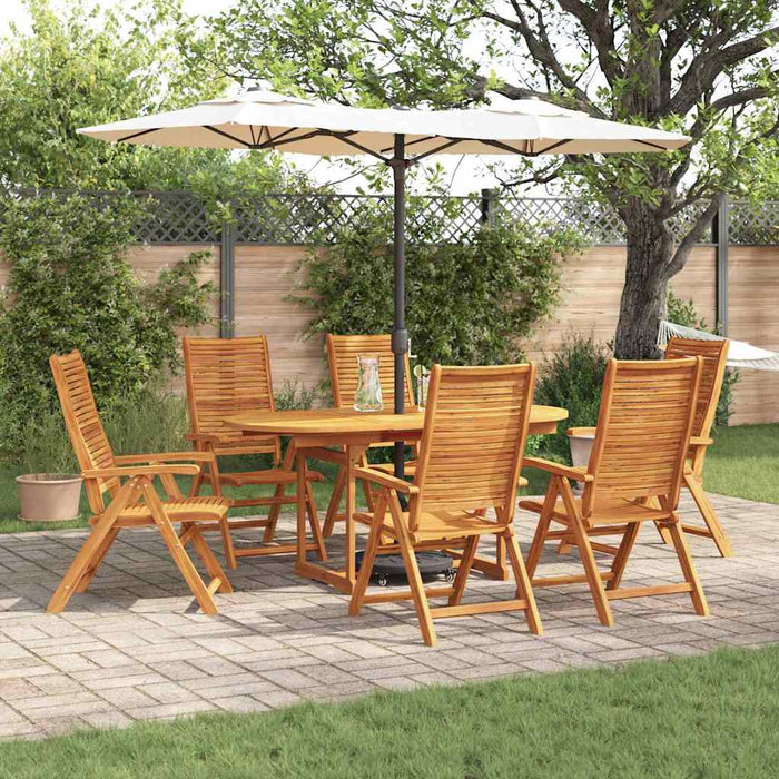 Set de masă pentru grădină 7 pcs Maro Lemn Solid de Acacia - WALTI WALTI