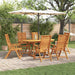 Set de masă pentru grădină 7 pcs Maro Lemn Solid de Acacia - WALTI WALTI