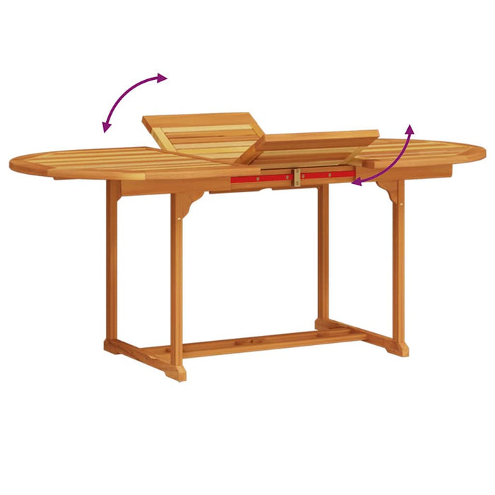 Set de masă pentru grădină 7 pcs Maro Lemn Solid de Acacia - WALTI WALTI