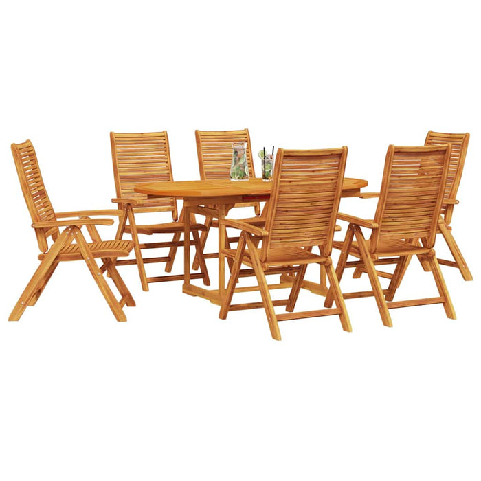 Set de masă pentru grădină 7 pcs Maro Lemn Solid de Acacia - WALTI WALTI