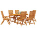 Set de masă pentru grădină 7 pcs Maro Lemn Solid de Acacia - WALTI WALTI