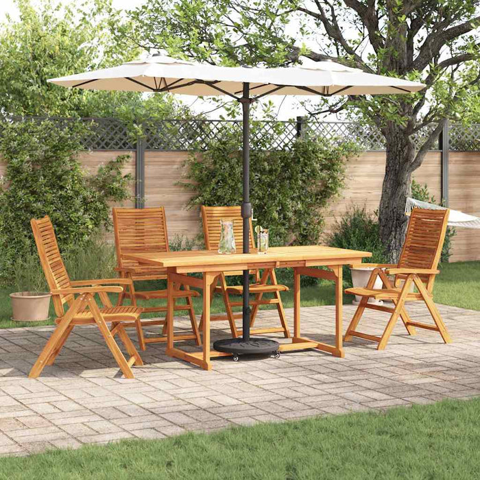 Set de masă pentru grădină 5 pcs Maro Lemn Solid de Acacia - WALTI WALTI