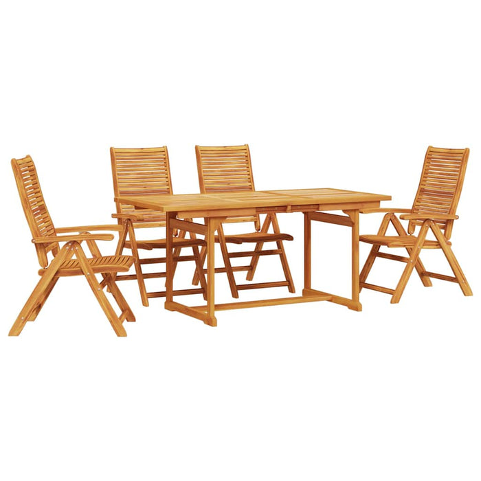 Set de masă pentru grădină 5 pcs Maro Lemn Solid de Acacia - WALTI WALTI