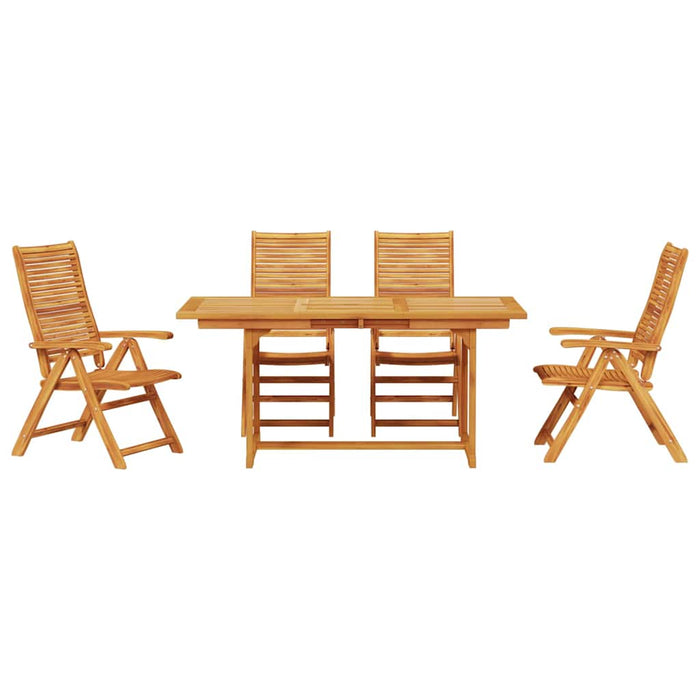 Set de masă pentru grădină 5 pcs Maro Lemn Solid de Acacia - WALTI WALTI