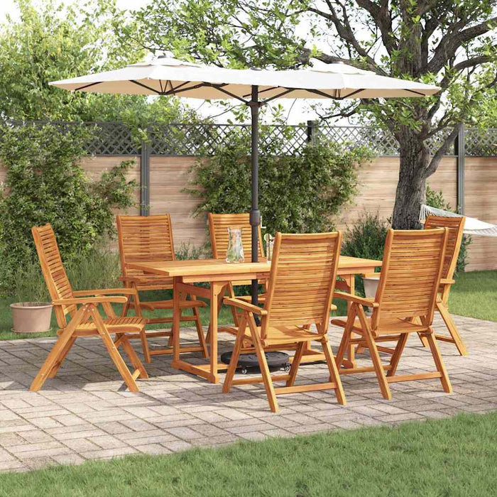 Set de masă pentru grădină 7 pcs Maro Lemn Solid de Acacia - WALTI WALTI