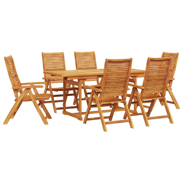 Set de masă pentru grădină 7 pcs Maro Lemn Solid de Acacia - WALTI WALTI