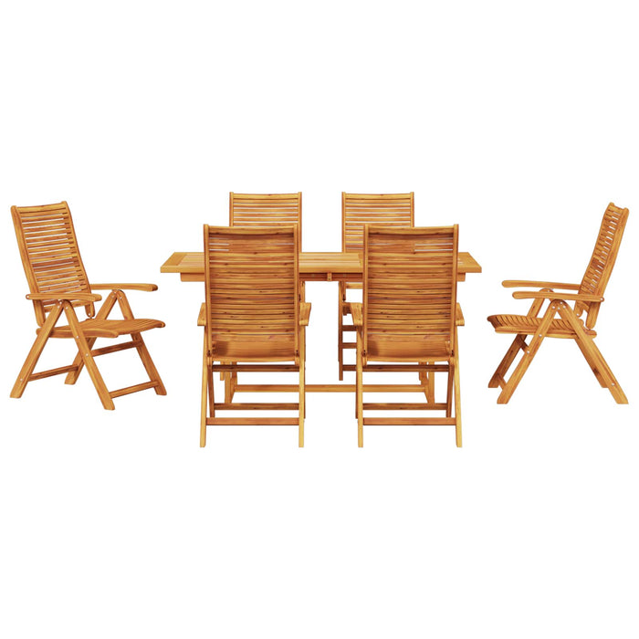 Set de masă pentru grădină 7 pcs Maro Lemn Solid de Acacia - WALTI WALTI