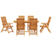 Set de masă pentru grădină 7 pcs Maro Lemn Solid de Acacia - WALTI WALTI