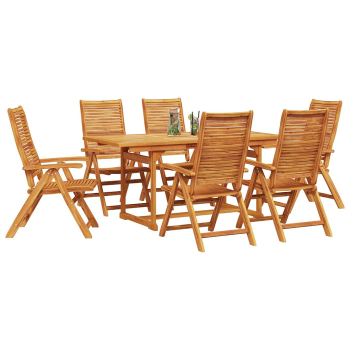Set de masă pentru grădină 7 pcs Maro Lemn Solid de Acacia - WALTI WALTI