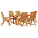 Set de masă pentru grădină 7 pcs Maro Lemn Solid de Acacia - WALTI WALTI