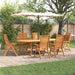 Set de masă pentru grădină 7 pcs Maro Lemn Solid de Acacia - WALTI WALTI