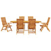Set de masă pentru grădină 7 pcs Maro Lemn Solid de Acacia - WALTI WALTI