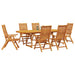Set de masă pentru grădină 7 pcs Maro Lemn Solid de Acacia - WALTI WALTI