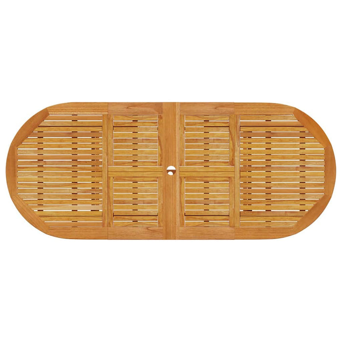 Set de masă pentru grădină 9 pcs Maro Lemn Solid de Acacia - WALTI WALTI