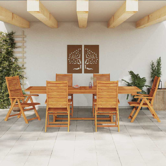 Set de masă pentru grădină 7 pcs Maro Lemn Solid de Acacia - WALTI WALTI