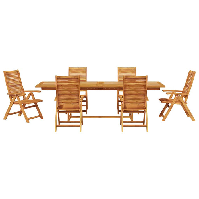 Set de masă pentru grădină 7 pcs Maro Lemn Solid de Acacia - WALTI WALTI