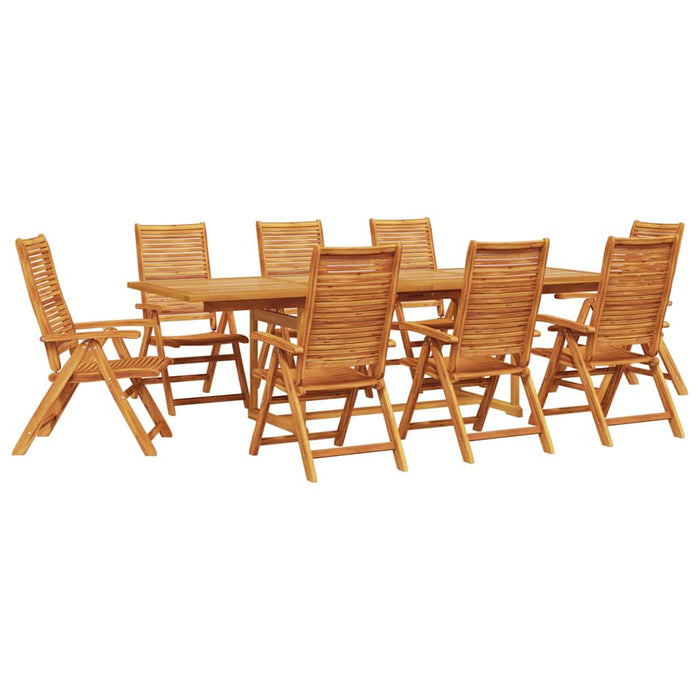 Set de masă pentru grădină 9 pcs Maro Lemn Solid de Acacia - WALTI WALTI