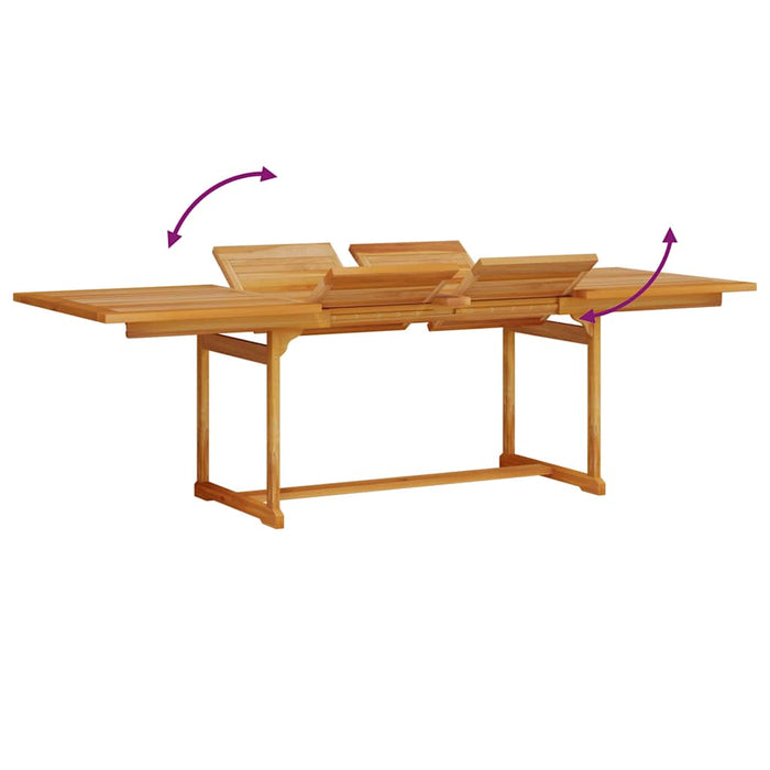 Set de masă pentru grădină 9 pcs Maro Lemn Solid de Acacia - WALTI WALTI