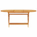 Set de Dining pentru Exterior 7 pcs Culoare lemn de acacia Mari - WALTI WALTI