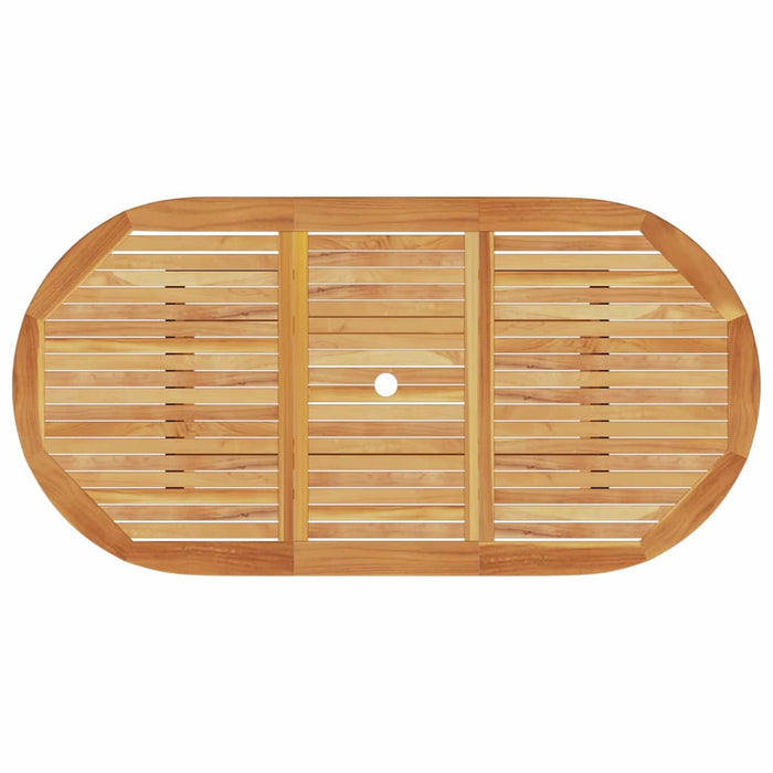Set de Dining pentru Exterior 7 pcs Culoare lemn de acacia Mari - WALTI WALTI