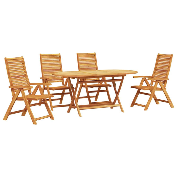 Set de masă pentru grădină 5 pcs Maro Lemn Solid de Acacia - WALTI WALTI