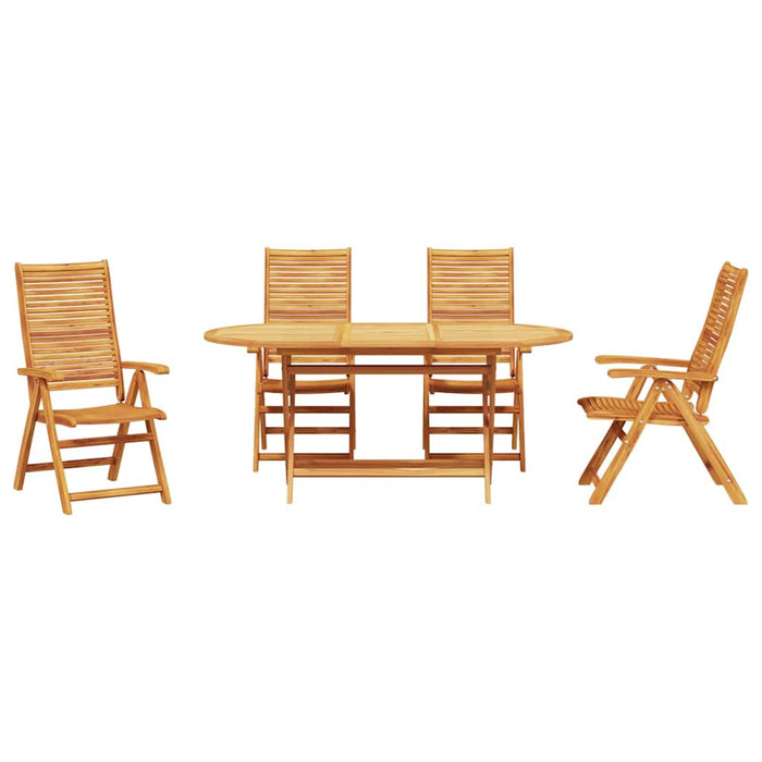 Set de masă pentru grădină 5 pcs Maro Lemn Solid de Acacia - WALTI WALTI