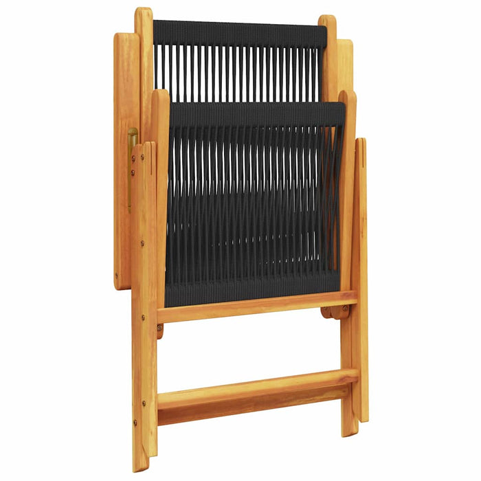 Set de dining pentru grădină Manual 7 pcs Negru - WALTI WALTI