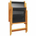 Set de dining pentru grădină Manual 7 pcs Negru - WALTI WALTI