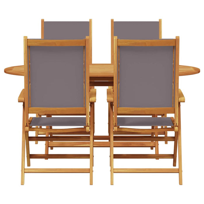 Set mese grădină Manual 5 pcs Antracit Set pentru 4 persoane - WALTI WALTI