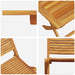 Set de masă pentru grădină 5 pcs Maro Lemn Solid de Acacia - WALTI WALTI