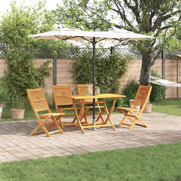 Set de masă pentru grădină 5 pcs Maro Lemn Solid de Acacia - WALTI WALTI