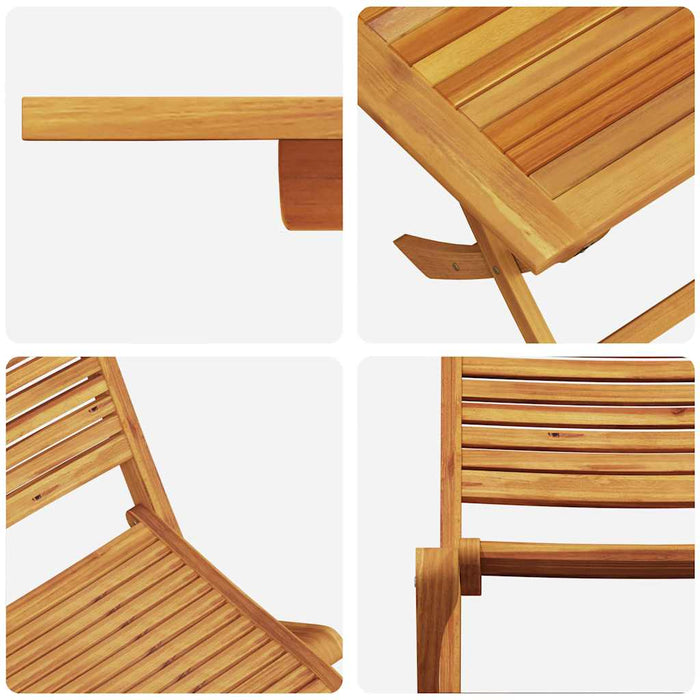 Set de masă pentru grădină 7 pcs Maro Lemn Solid de Acacia - WALTI WALTI