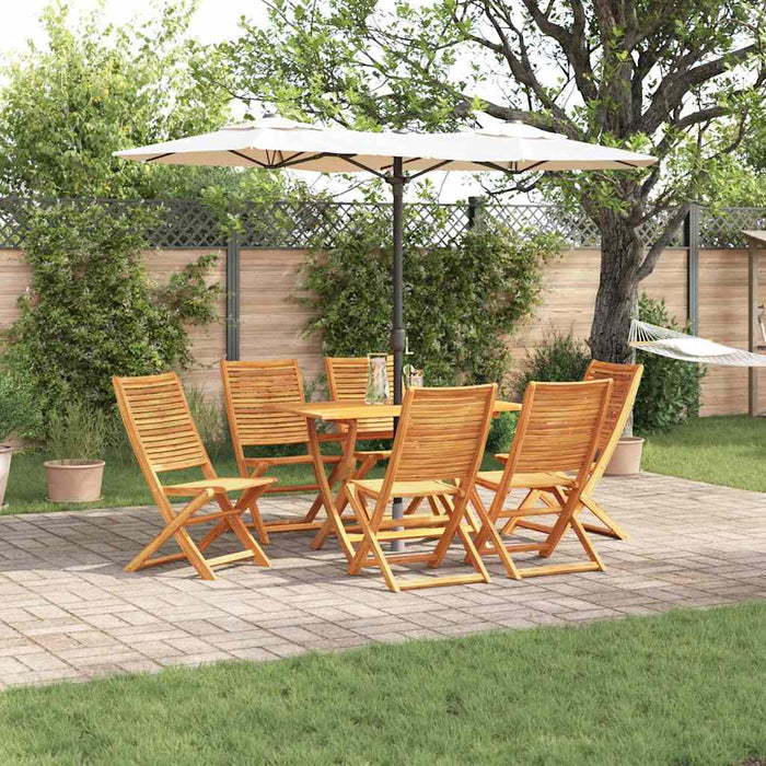 Set de masă pentru grădină 7 pcs Maro Lemn Solid de Acacia - WALTI WALTI