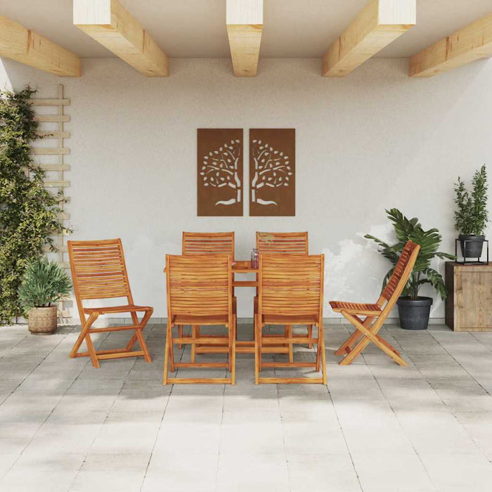 Set de masă pentru grădină 7 pcs Maro Lemn Solid de Acacia - WALTI WALTI