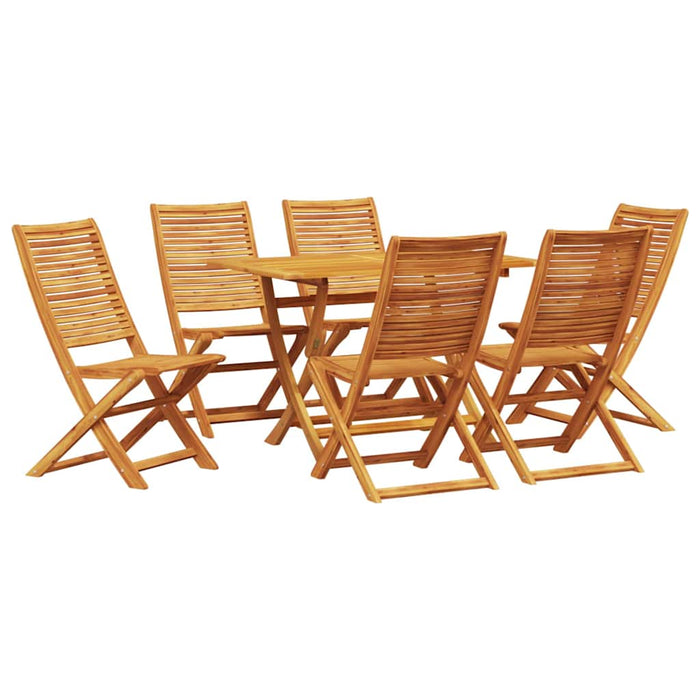 Set de masă pentru grădină 7 pcs Maro Lemn Solid de Acacia - WALTI WALTI