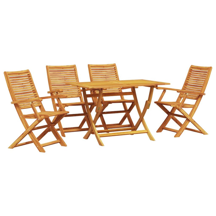 Set de masă pentru grădină 5 pcs Maro Lemn Solid de Acacia - WALTI WALTI