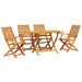 Set de masă pentru grădină 5 pcs Maro Lemn Solid de Acacia - WALTI WALTI