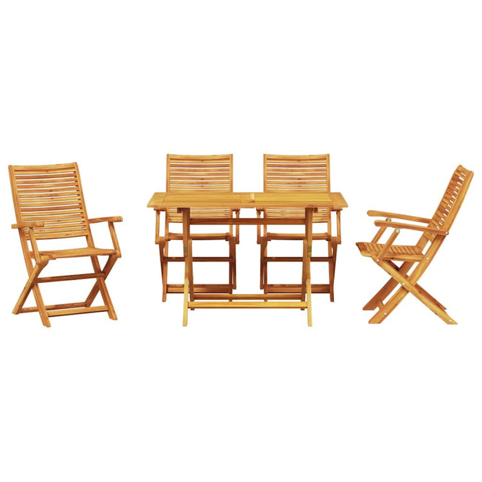 Set de masă pentru grădină 5 pcs Maro Lemn Solid de Acacia - WALTI WALTI