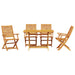 Set de masă pentru grădină 5 pcs Maro Lemn Solid de Acacia - WALTI WALTI