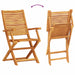 Set de masă pentru grădină 5 pcs Maro Lemn Solid de Acacia - WALTI WALTI