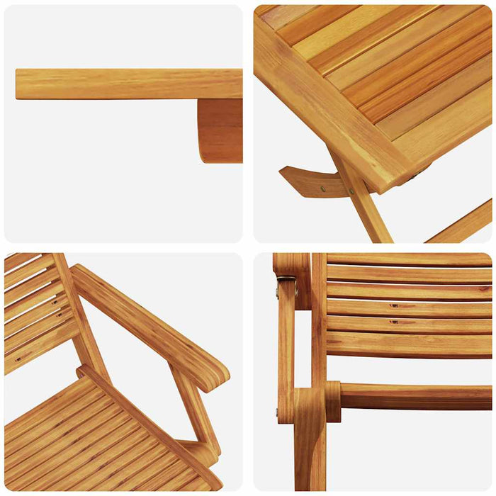 Set de masă pentru grădină 7 pcs Maro Lemn Solid de Acacia - WALTI WALTI