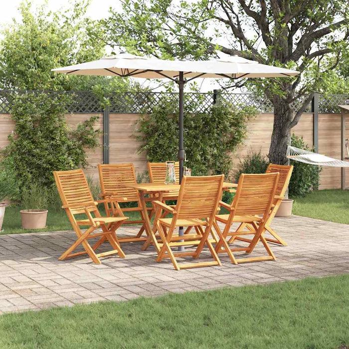 Set de masă pentru grădină 7 pcs Maro Lemn Solid de Acacia - WALTI WALTI