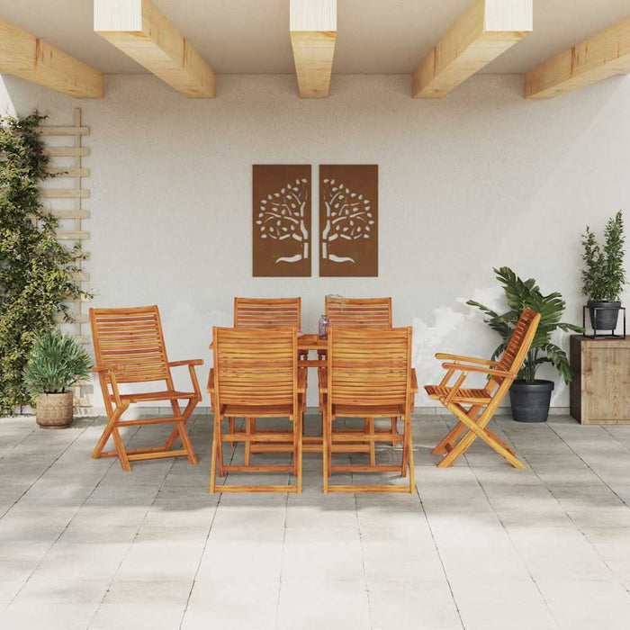 Set de masă pentru grădină 7 pcs Maro Lemn Solid de Acacia - WALTI WALTI
