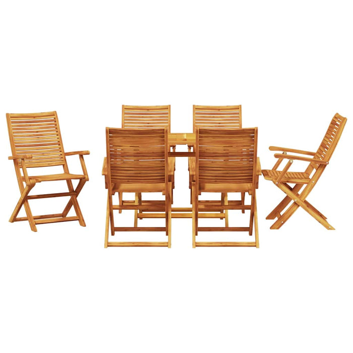 Set de masă pentru grădină 7 pcs Maro Lemn Solid de Acacia - WALTI WALTI