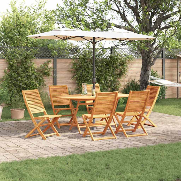 Set de masă pentru grădină 7 pcs Maro Lemn Solid de Acacia - WALTI WALTI